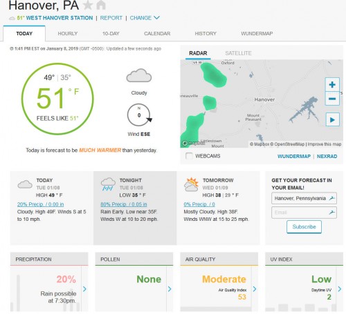 Hanover, PA Forecast  Weather Underground - Mozilla Firefox 132019 94857 AM.jpg